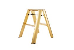 Lucano Premium Step Ladder 2-Step – GOLD