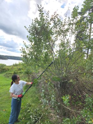 Zoom bild av Teleskop 155-220cm. för Batteridriven Sekatör för TG-35, Batterifäste vid bas.