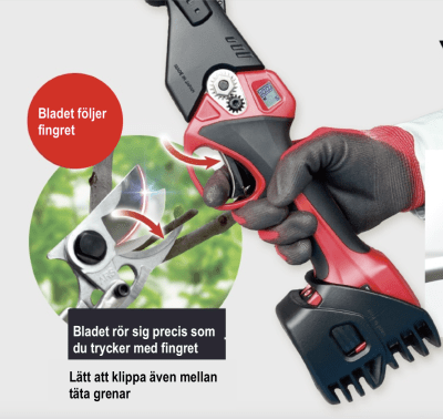 Zoom bild av ARS EPT-720-2.3 Batteridriven Stångsekatör 2.3 m – För Extra Höga Grenar