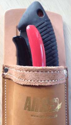 Zoom bild av ARS dubbel hölster för sekatör & såg