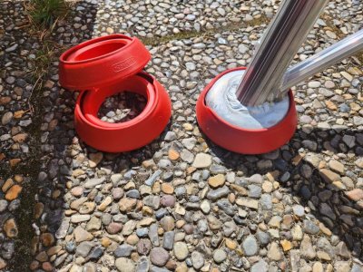 Gummifötter för HASEGAWA stege GSC-GSCS 3st