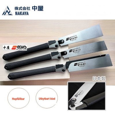 Zoom bild av Nakaya finsnickeri såg, japansk sågar