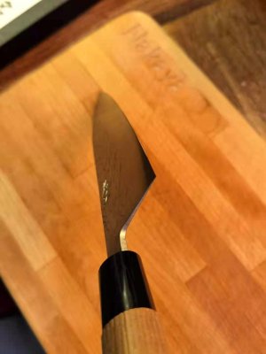 Zoom bild av Japansk Kockkniv, Hocho SLD, Santoku 165mm