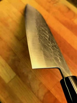 Zoom bild av Japansk Kockkniv, Hocho SLD, Santoku 165mm